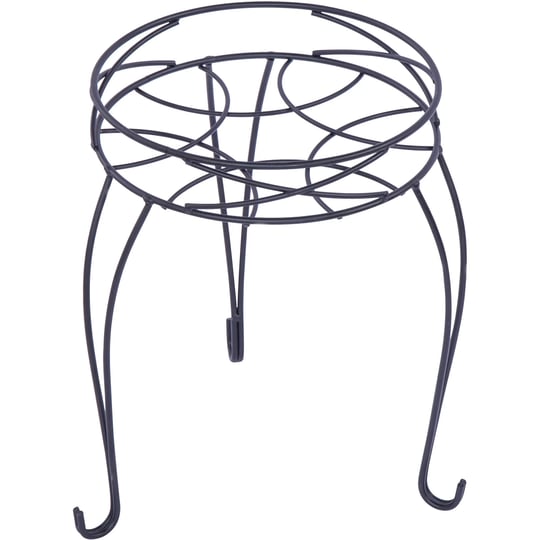 13in-mainstays-round-matte-black-metal-plant-stand-1