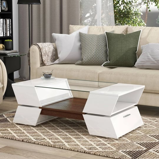 2-tier-coffee-table-with-glass-top-geometric-style-cocktail-table-with-open-shelves-and-cabinets-whi-1