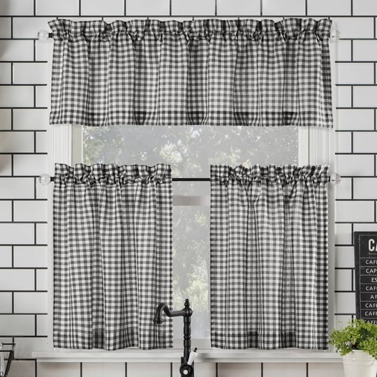 24x54-parkham-farmhouse-plaid-rod-pocket-semi-sheer-kitchen-curtain-valance-and-tiers-set-black-whit-1