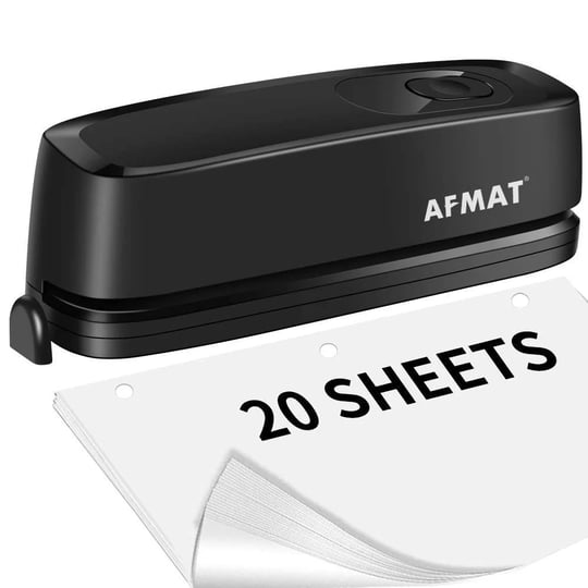 3-hole-punch-afmat-electric-three-hole-punch-heavy-duty-20-sheet-punch-capacity-ac-or-battery-operat-1