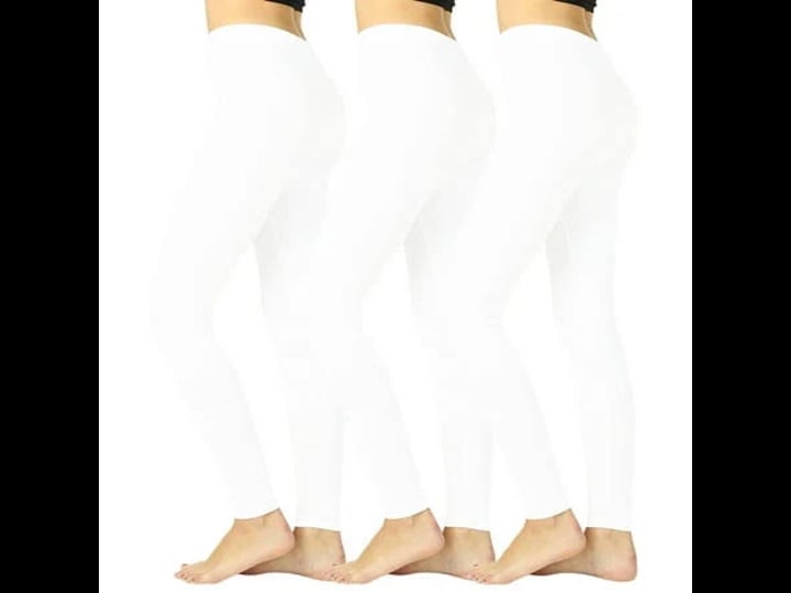 3-packs-of-thelovely-women-premium-cotton-high-waist-full-length-leggings-womens-size-small-white-1