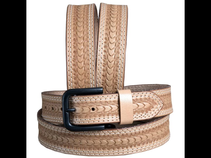 30-in-leather-gun-holster-belt-carry-heavyduty-western-mens-concealed-hilason-tan-1