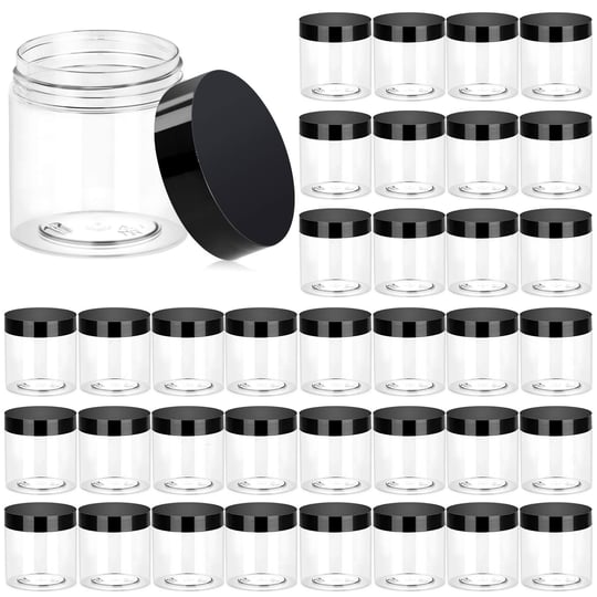 36-pack-4-oz-plastic-jars-round-clear-cosmetic-container-jars-with-lids-eternal-moment-plastic-slime-1