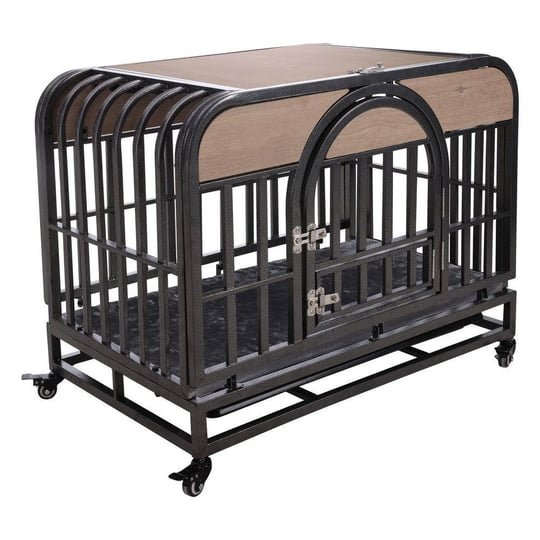 37-in-w-heavy-duty-dog-crate-furniture-style-dog-crate-with-removable-trays-and-wheels-for-high-anxi-1