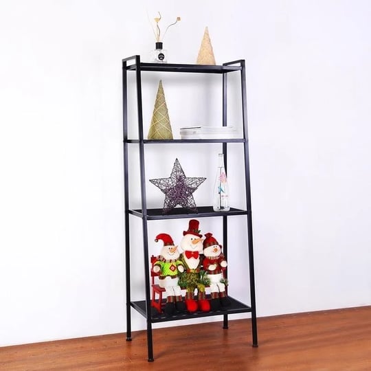 4-tier-storage-ladder-bookshelf-type1-size-black-1