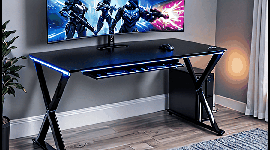 Discover the best 40 inch gaming desks for improved ergonomics and design, with top-rated options handpicked to optimize your gaming setup, enhance productivity, and elevate your gaming experience.