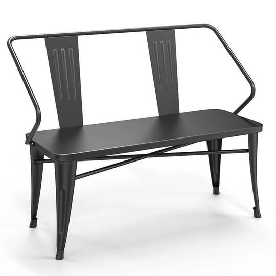 45-in-black-front-porch-metal-bench-industrial-vintage-mid-century-dining-bench-indoor-entryway-deco-1
