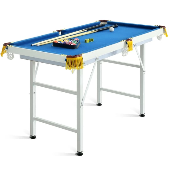 47-folding-billiard-table-pool-game-table-with-cues-and-brush-chalk-blue-1