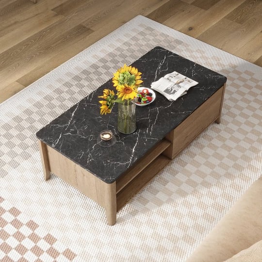 47-inch-modern-farmhouse-double-drawer-coffee-table-light-brown-1