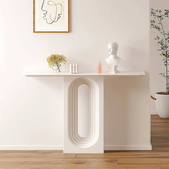 47-modern-narrow-wood-white-console-table-with-geometric-pedestal-entryway-table-1