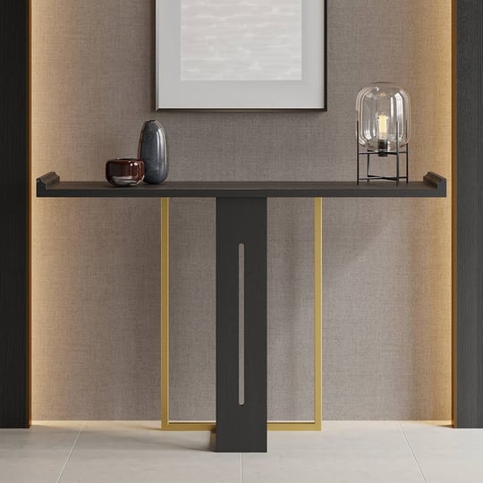 47-narrow-console-table-for-entryway-foyer-black-solid-wood-gold-metal-in-large-1