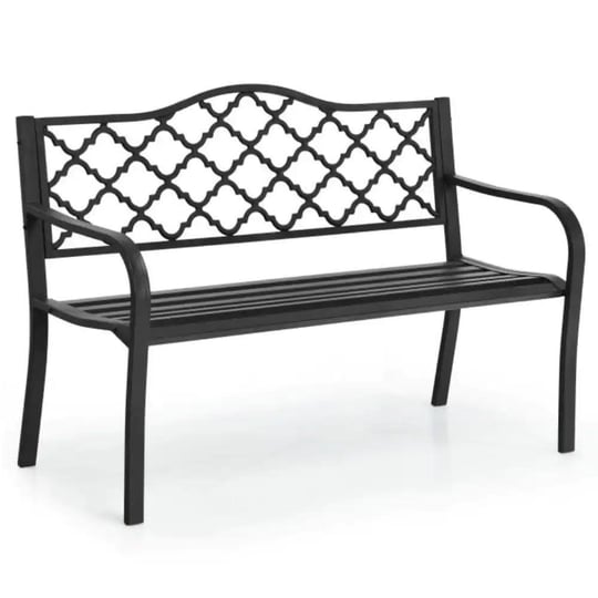 50-in-2-person-black-metal-outdoor-bench-1