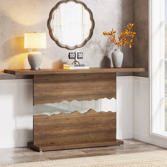 55-inch-console-table-wood-and-acrylic-sofa-table-for-living-room-entryway-brown-1