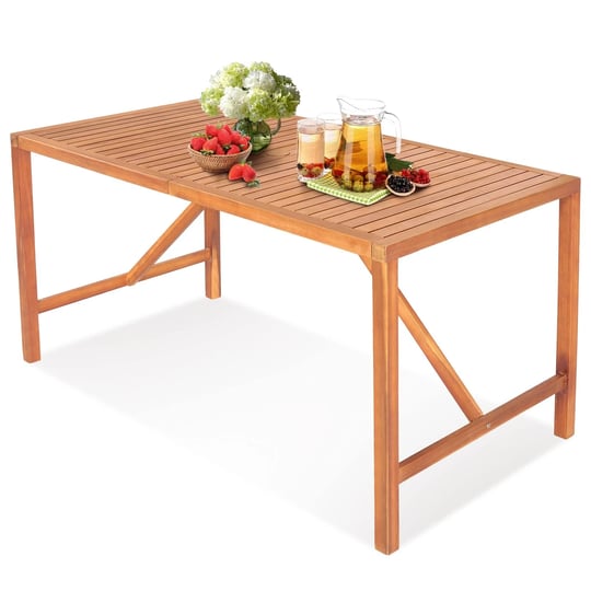 55-inch-patio-rectangular-acacia-wood-dining-table-with-umbrella-hole-costway-1