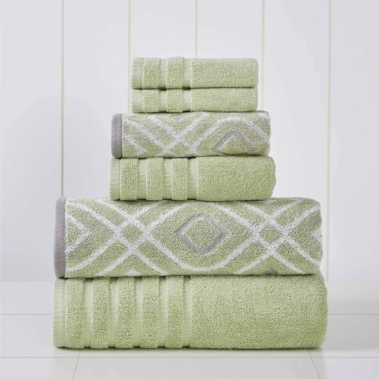 6-piece-yarn-dyed-towel-set-oxford-sage-green-1