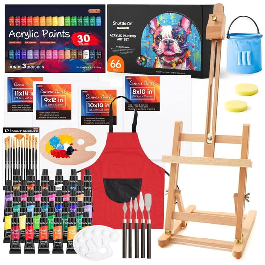66-pack-acrylic-paint-set-shuttle-art-acrylic-painting-set-with-30-colors-acrylic-paint-wooden-easel-1