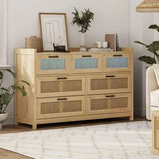 7-drawer-dressers-with-led-light-natural-rattan-dresser-for-bedroom-hallway-entryway-adult-unisex-si-1