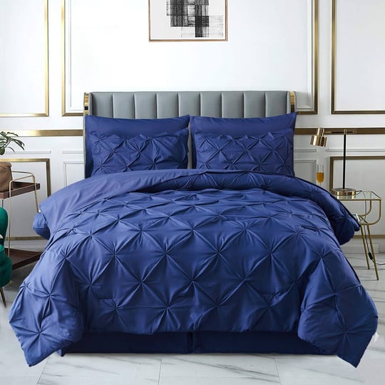 8-pieces-pintuck-comforter-set-navy-queen-blue-1