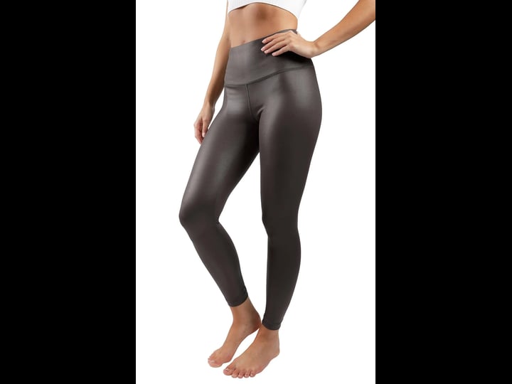 90-degree-by-reflex-interlink-faux-leather-high-waist-cire-ankle-legging-military-green-large-1