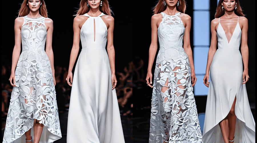 A Line White Dresses