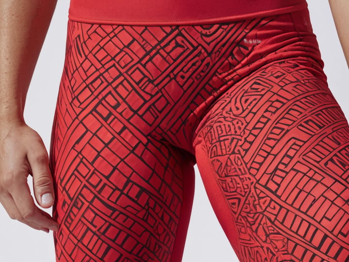 Adidas-Leggings-Red-4