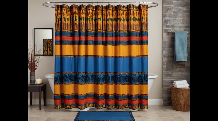 Our African Shower Curtain roundup showcases unique designs inspired by the continent's rich cultural heritage. Each curtain blend traditional motifs with modern functionality, perfect for adding a touch of African flair to your bathroom.