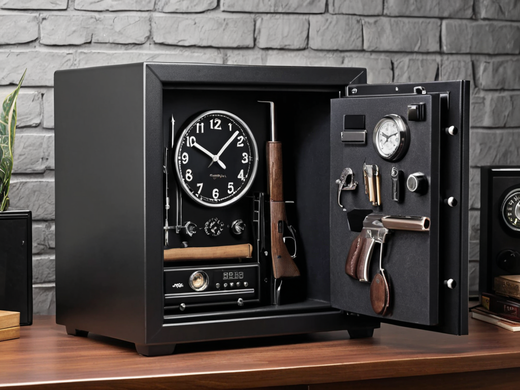 Alarm Clock Gun Safes-4