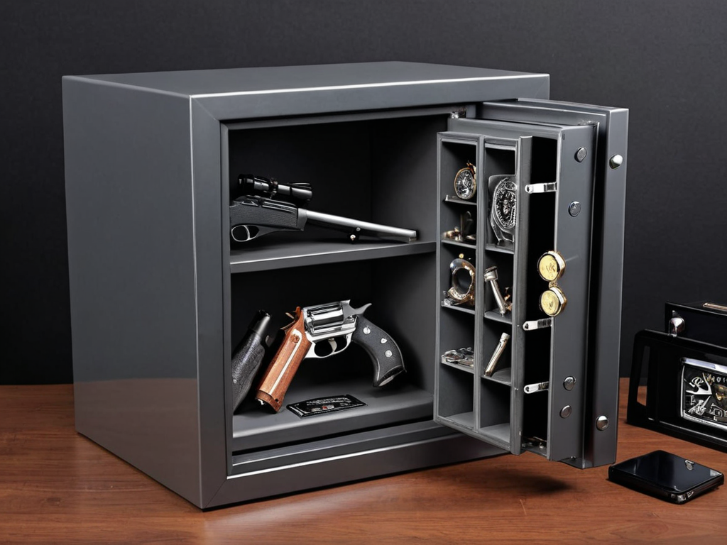 Alarm Clock Gun Safes-5