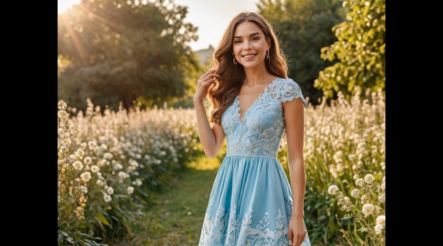 Find the perfect baby blue midi dress for your special occasion with our carefully selected collection of elegant and sophisticated options.