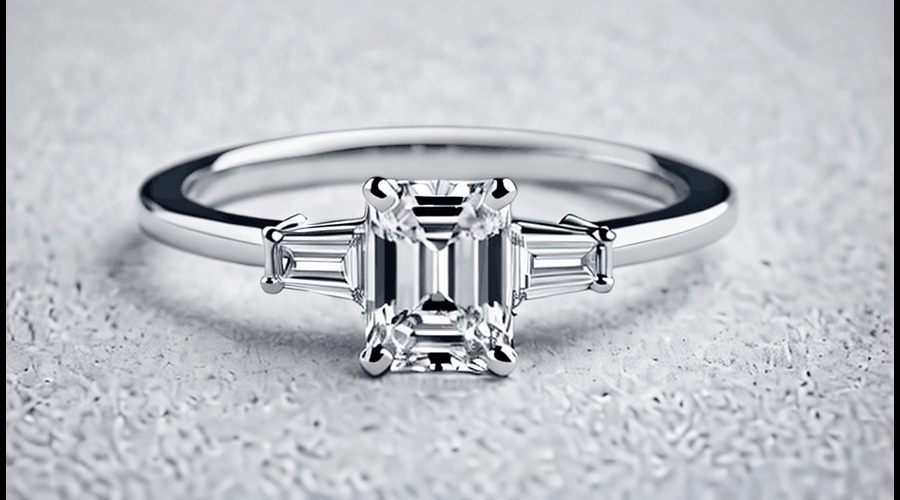 This roundup reviews the best baguette diamond rings, showcasing their distinctive style and sparkling brilliance.