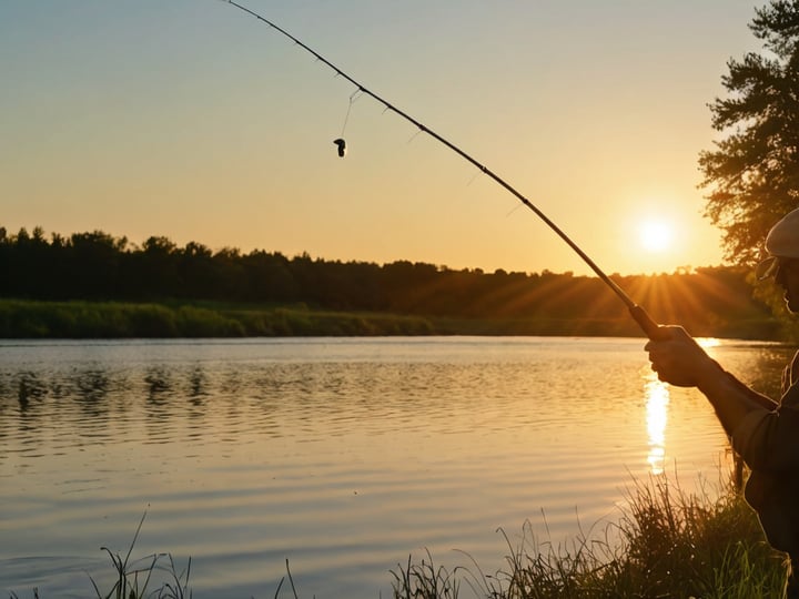 Bass-Fishing-With-Spincast-Reel-5