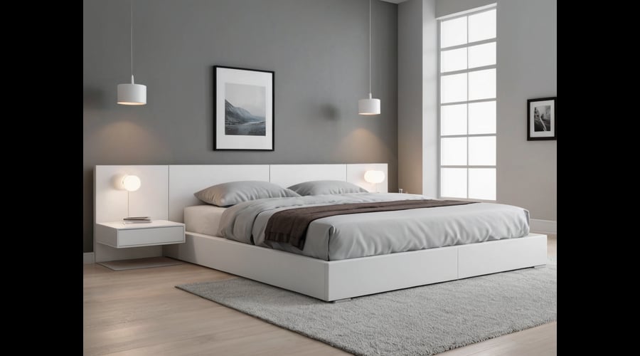 Save space and simplify your bedroom with a bed featuring built-in nightstands. Our carefully selected collection combines stylish storage with comfortable sleep solutions, perfect for both modern and traditional interiors.