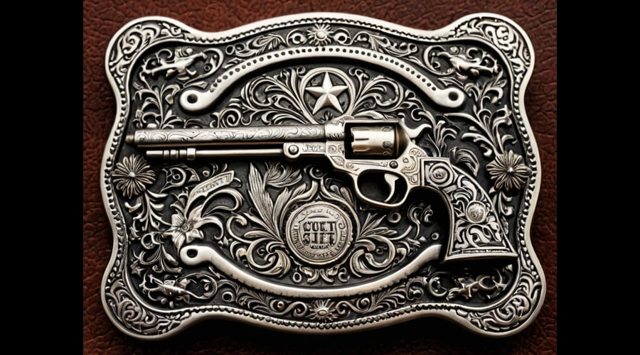 A carefully curated collection of belt buckle guns that combine concealed carry with stylish accessory design.
