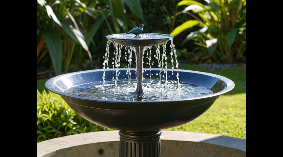 Experience the enchantment of a splashing bird bath with our roundup of solar-powered fountains, perfect for attracting wildlife while also saving energy.