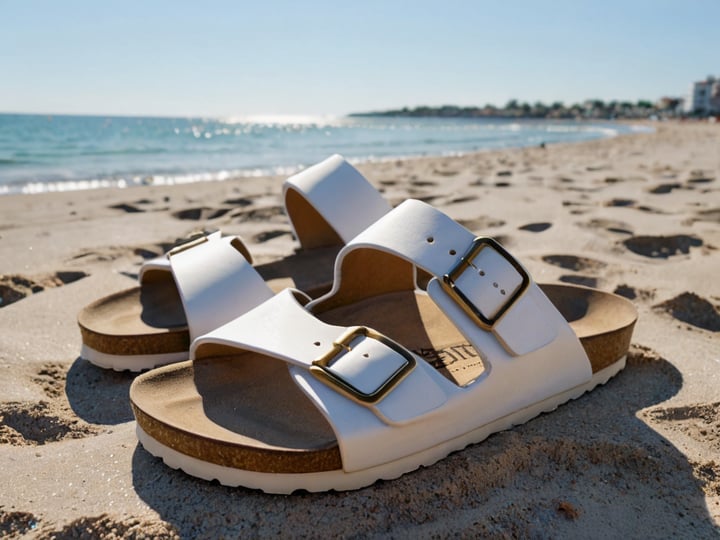 Birkenstock-White-Sandals-4