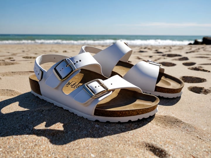Birkenstock-White-Sandals-5