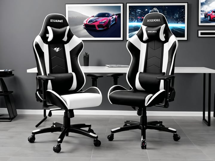 Black and White Gaming Chairs-3