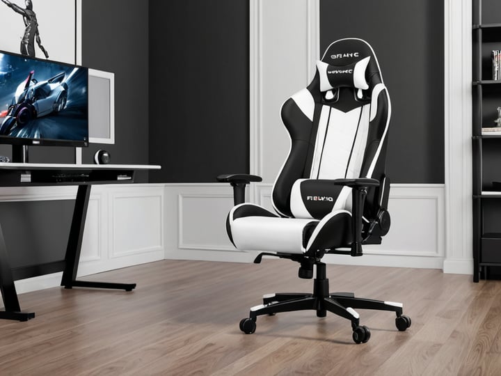 Black and White Gaming Chairs-5