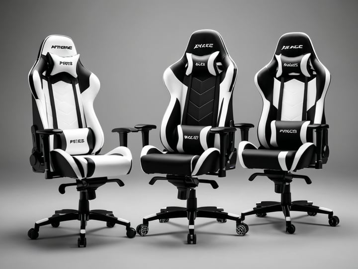 Black and White Gaming Chairs-6