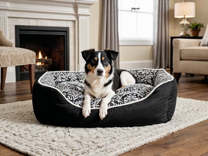 Black-And-White-Dog-Bed-5