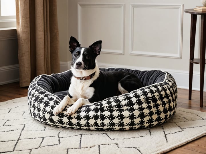 Black-And-White-Dog-Bed-6
