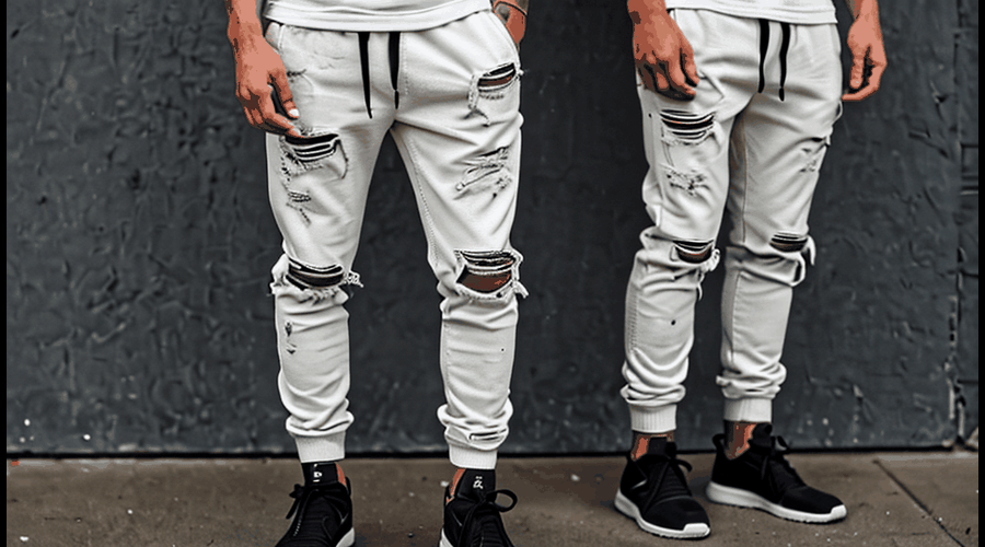 Black And White Joggers