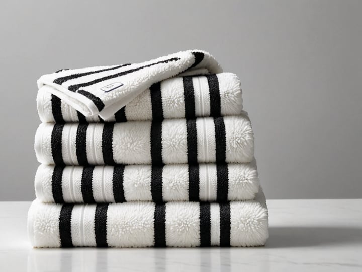 Black-And-White-Striped-Towels-2