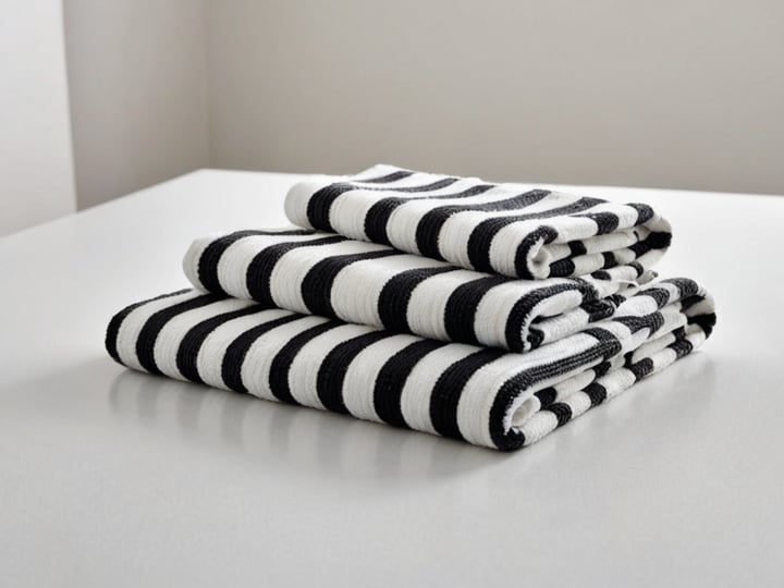 Black-And-White-Striped-Towels-4