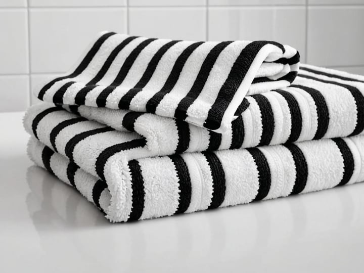 Black-And-White-Striped-Towels-6