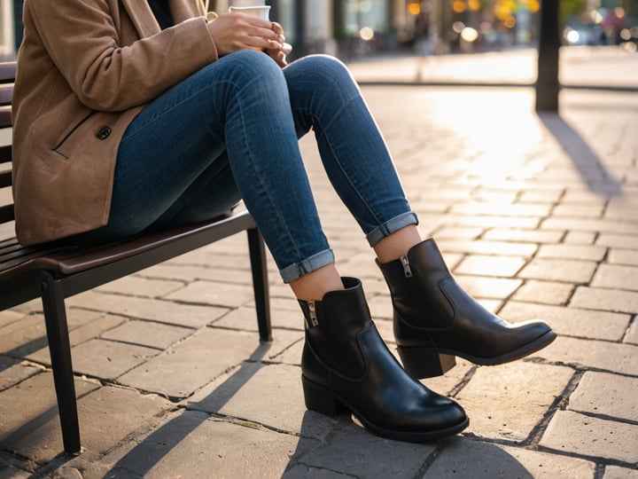 Black-Ankle-Boots-Low-Heel-2