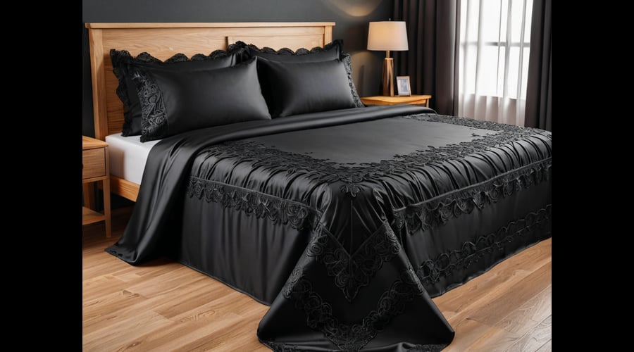 Bedroom Style Update: Our Top 41 Black Bedspread Picks