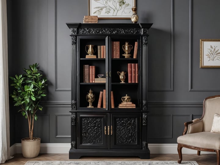 Black-Bookcase-With-Doors-5