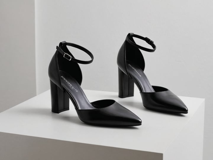 Black-Closed-Toe-Heels-With-Ankle-Strap-4