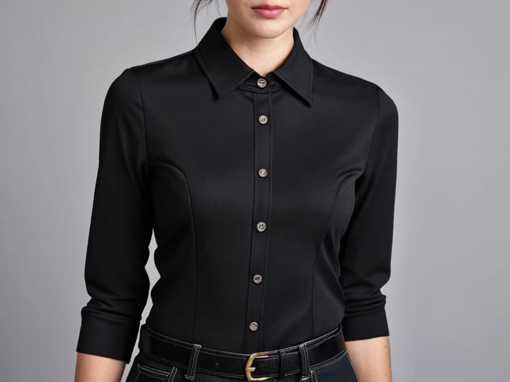 Black-Collared-Shirt-Womens-3